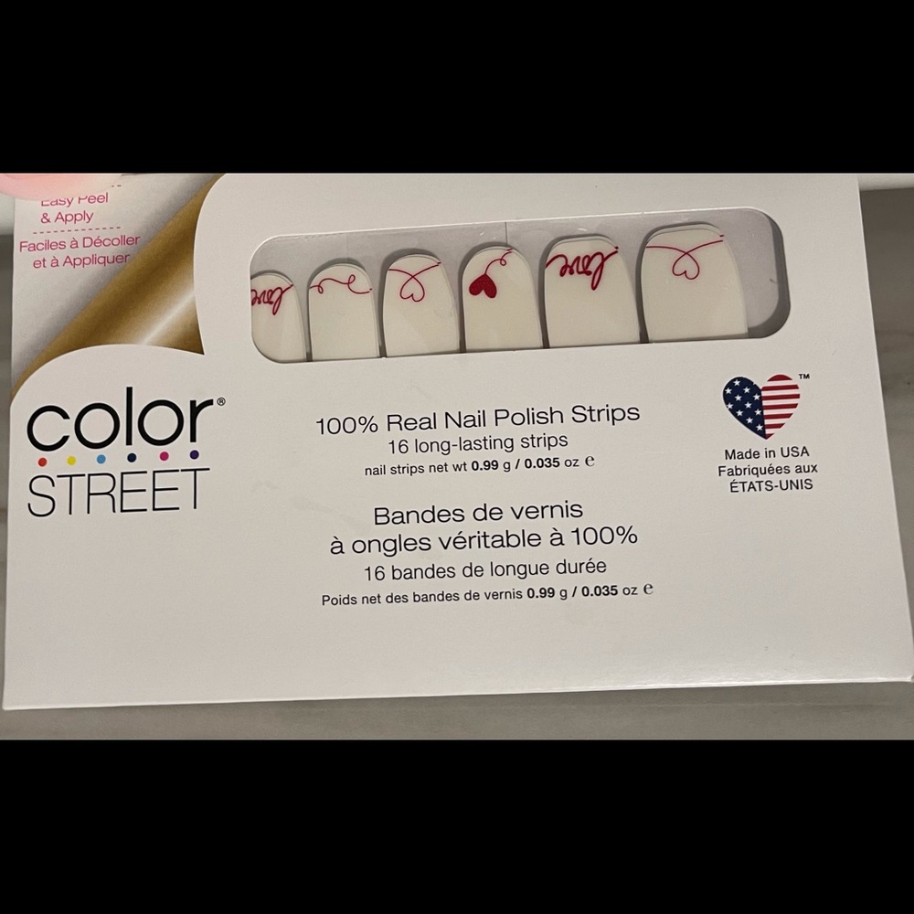 Color Street Stick on NailsCALLED LOVE LETTER